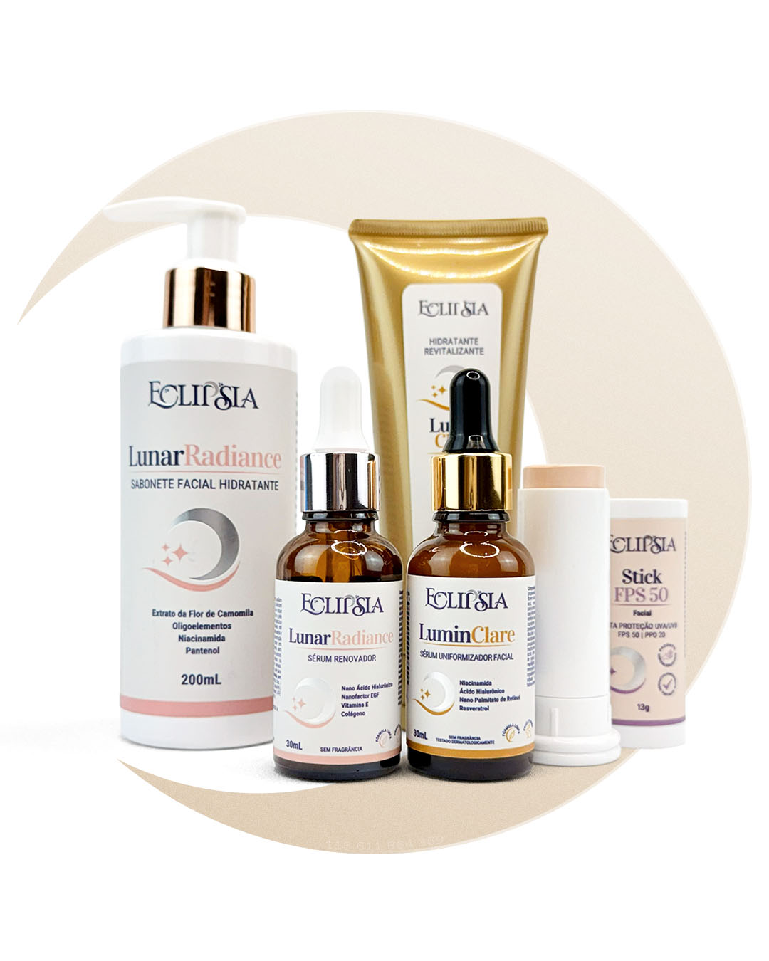 Kit Pele Nova - Clareamento e Rejuvenescimento - Eclipsia